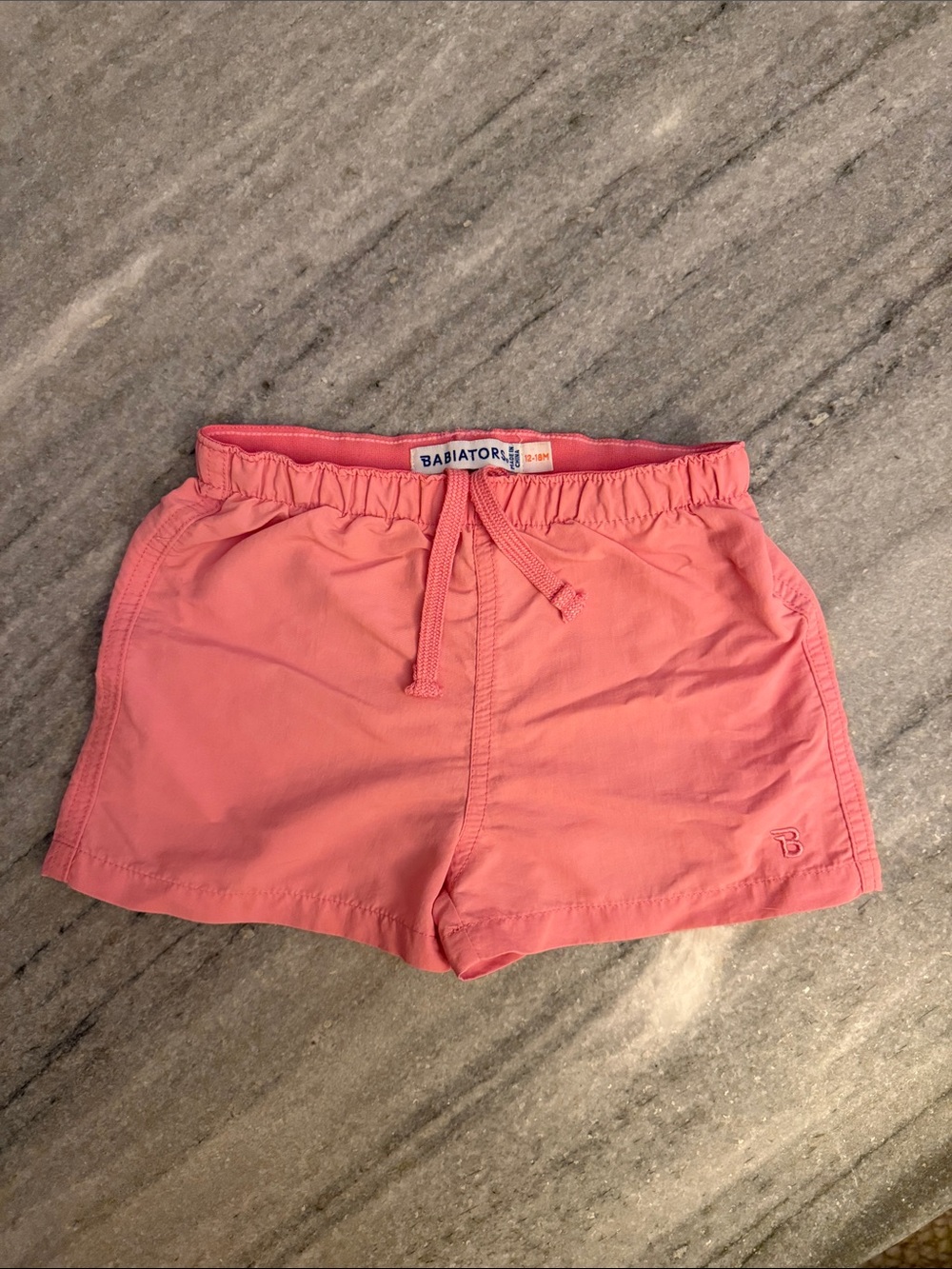 Babiators Unisex Pink UPF 50+ Performance Shorts (12-18 mons)